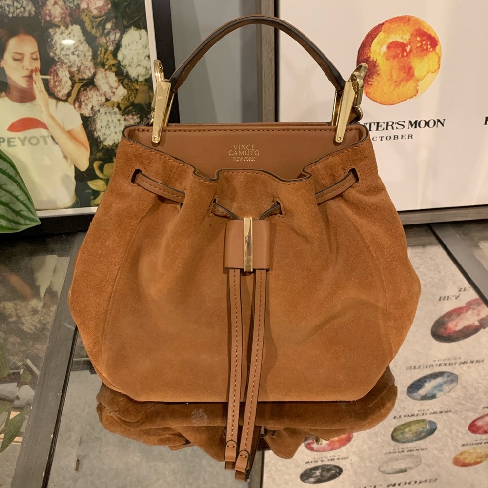Vince Camuto tan crossbody bag
